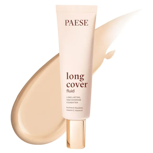 PAESE Long Cover Fluid Foundation No.0.5W Ivory 30ml