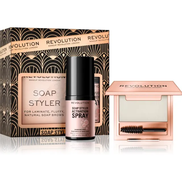 Revolution Soap Styler Kulmukomplekt kinkepakendis varjund Transparent