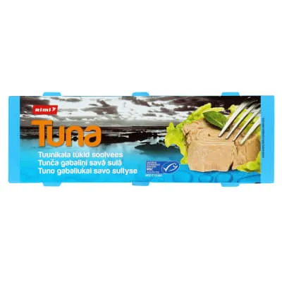 Vööttuunifilee soolvees Rimi MSC 240g/168g