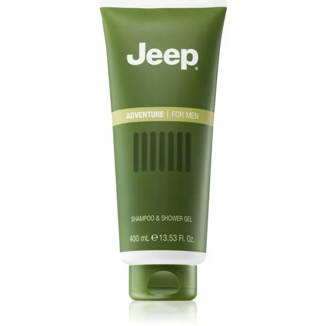 Jeep Adventure Šampoon ja dušigeel kaks-ühes meestele 400 ml