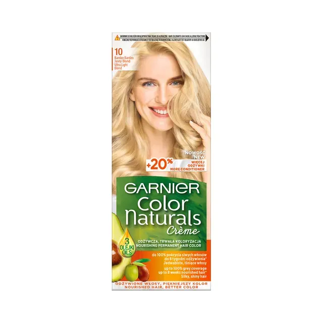 Püsivärv Color Naturals N°10 Heledaim loomulik blond, GARNIER, 1 tk