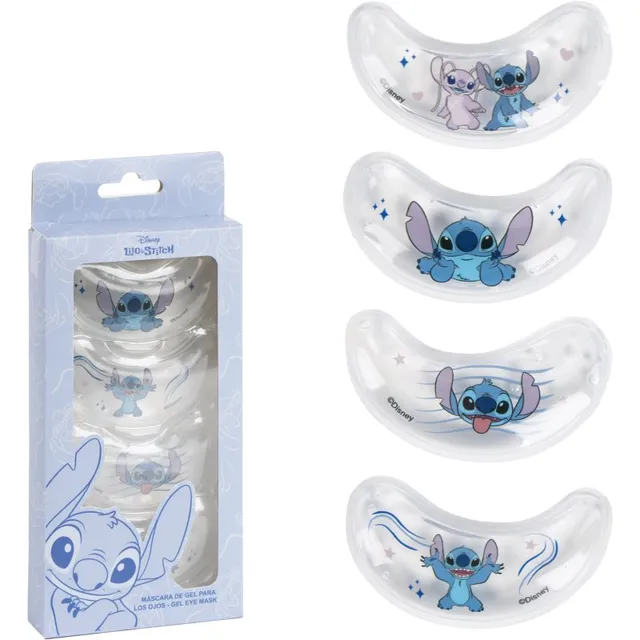 Disney Stitch Gel Care Set hüdrogeelpadjakesed silmaaluste rõngaste hoolduseks 4 tk