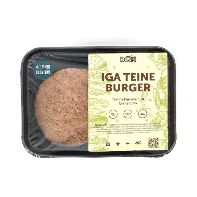 Burgeripihv, BON VEGAN, 200 g