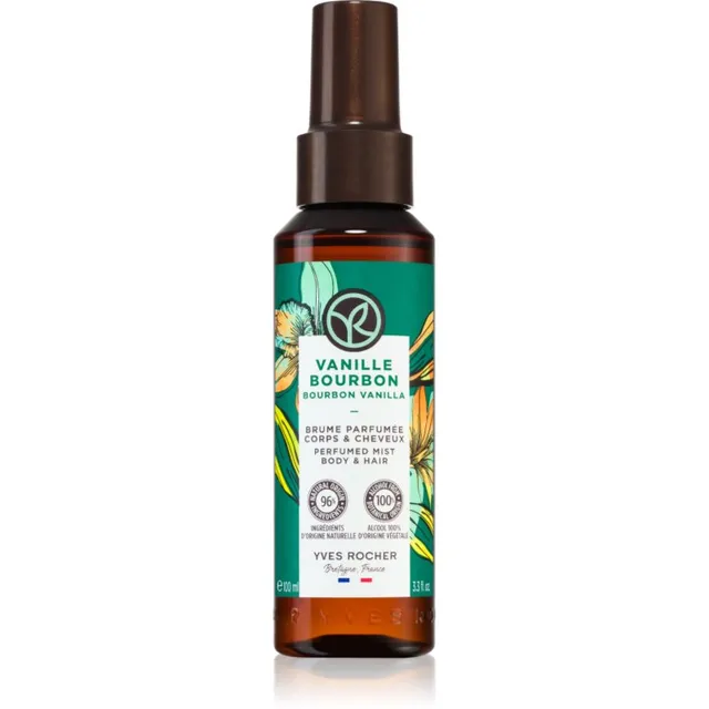 Yves Rocher Bain de Nature Keha ja juuste lõhnaudu naistele Bourbon Vanilla 100 ml