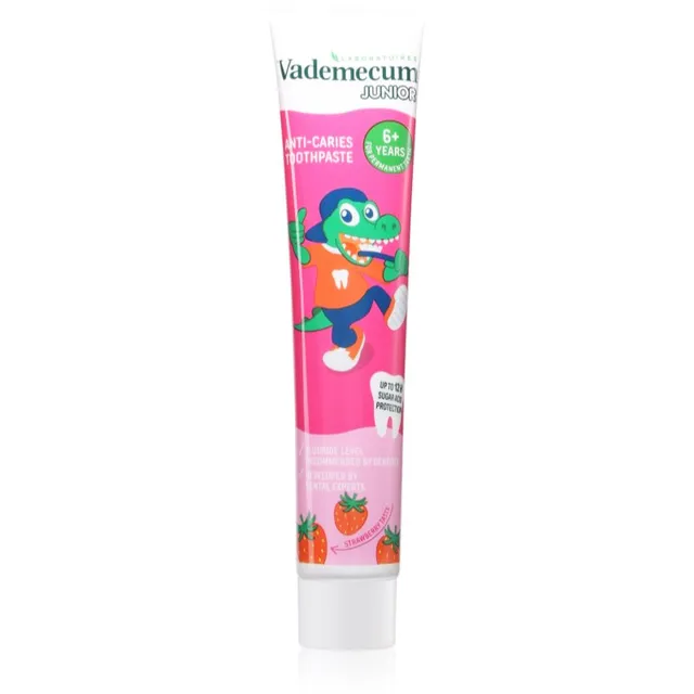 Vademecum Junior Fresh Strawberry Laste hambapasta vanusele 6+ 75 ml