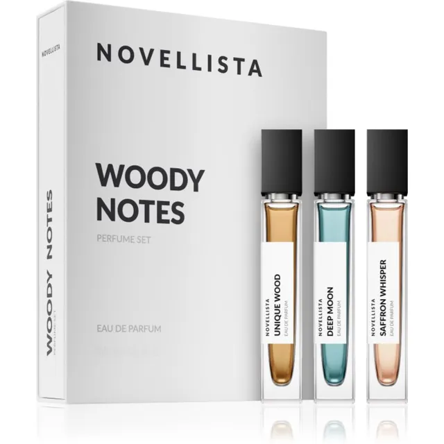 NOVELLISTA Woody Notes Parfüümvesi kinkekomplekt meestele