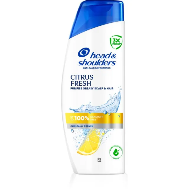Head & Shoulders Citrus Fresh Kõõmavastane šampoon 625 ml
