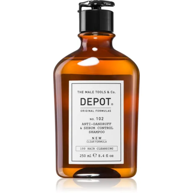 Depot 100 HAIR CLEANSING NO. 102 PURIFYING & SEBUM CONTROL Tasakaalustav šampoon rasusele peanahale 250 ml