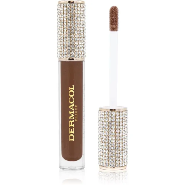 Dermacol Diamond Edition Peptide Lip Glaze Toitev huuleläige peptiididega varjund 06 Midnight 2.5 ml