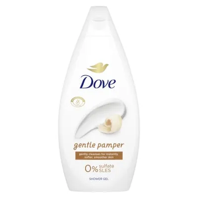 Dušigeel DOVE Gentle Pamper 450ml
