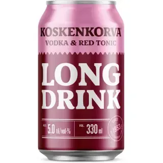 Koskenkorva Long Drink Red muu alkohoolne jook 5%vol 330 ml
