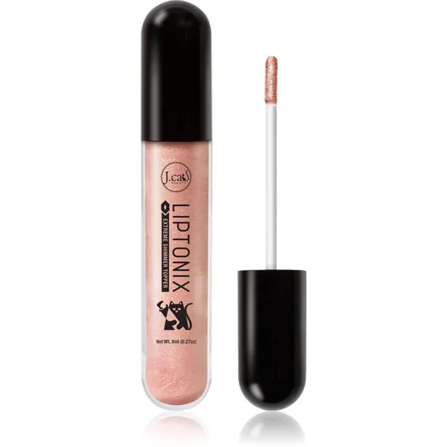 J.Cat Beauty Liptnix Extreme Shimmer Topper Sädelev huuleläige varjund 101 Pebble's BFF 8 g