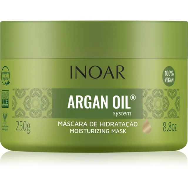 INOAR Argan Oil System Niisutav ja rahustav mask juustele 250 g