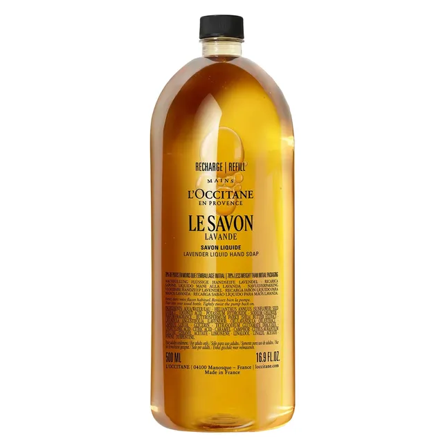 L'OCCITANE Le Savon Lavande Liquid Hand Soap Refill 500ml