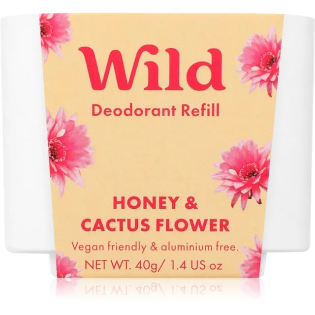 Wild Honey & Cactus Flower Pulkdeodorant täitepakend 40 g