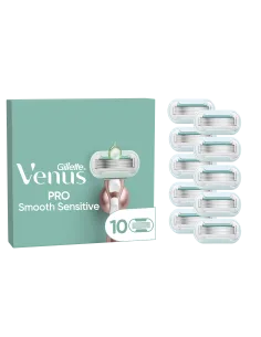 Gillette Venus Deluxe Smooth Sensitive Rosegold raseerija 10 varutera