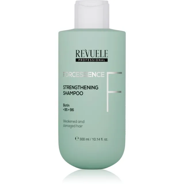 Revuele Professional Forcessence Strengthening Energiat andev šampoon kahjustatud ja habrastele juustele 300 ml