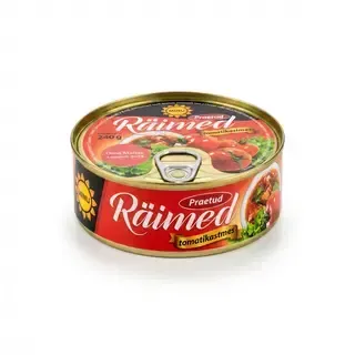Praetud räimed tomatikastmes, MINU, 240 g