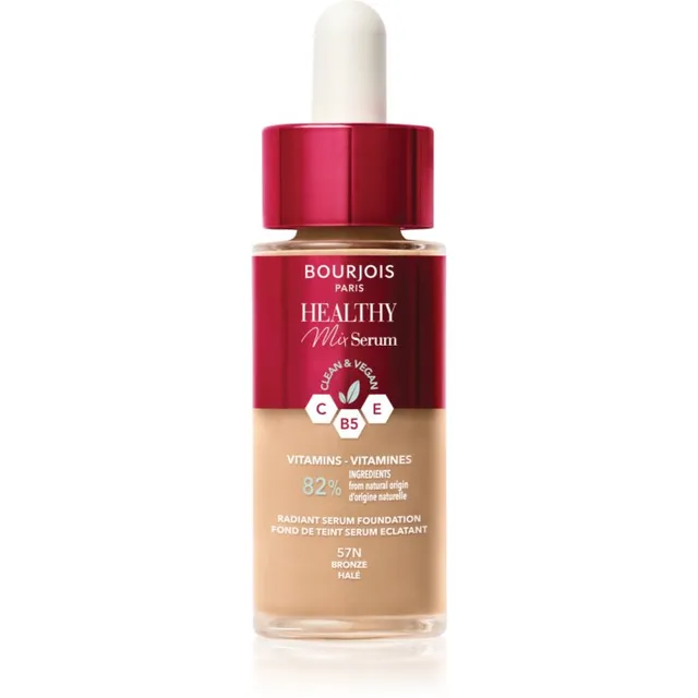 Bourjois Healthy Mix Kerge jumestuskreem loomuliku ilme andmiseks varjund 57N Bronze 30 ml