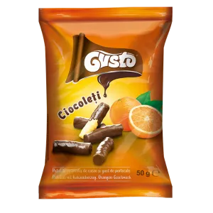 Gusto Maisisnäkid 50g kakao ja apelsini