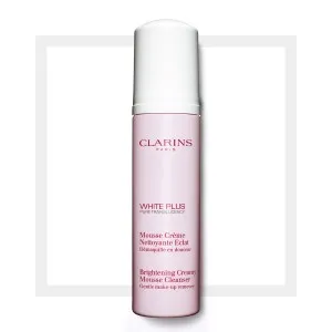 Clarins White Plus Brightening Creamy Mousse õrn näopuhastusvaht 150ml