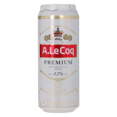 Õlu A.Le Coq Premium 4,7%vol 0,5l prk
