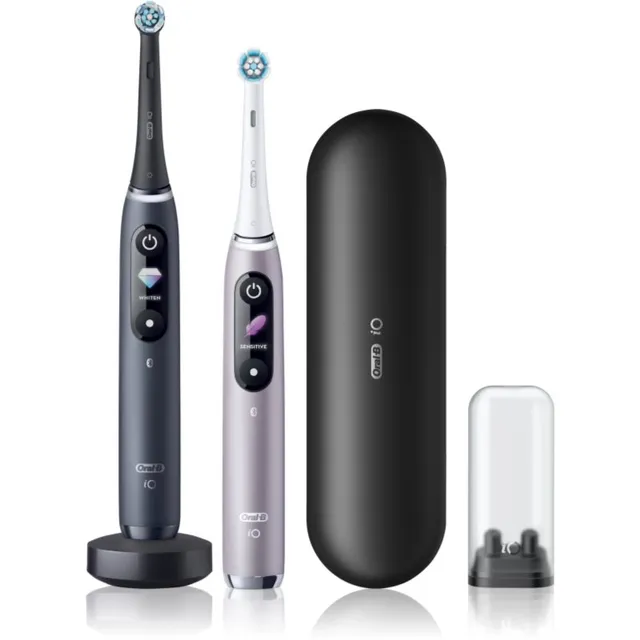 Oral-B iO9 kahe hambaharja komplekt laadimisümbrisega DUO Black Onyx & Rose Quartz 1 tk