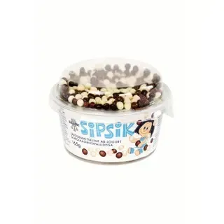 Sipsik Jäätisemaitseline AB-jogurt šokolaadiriisipallidega, 165 g