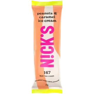 Nick’s Maapähkli-Karamellijäätis 49 g/70 ml