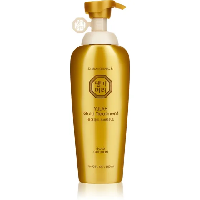 DAENG GI MEO RI Yula Gold Treatment Taastav palsam juuste tugevdamiseks ja sära andmiseks 500 ml