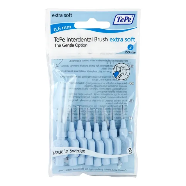 TePe Extra Soft Hambavaheharjad 0,6 mm 8 tk