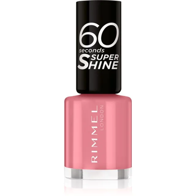 Rimmel 60 Seconds Super Shine Küünelakk varjund 405 Rose Libertine 8 ml