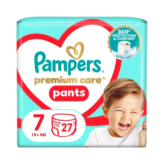 Püksmähkmed Premium Care VP S7, 17+kg, PAMPERS, 17+kg /27tk