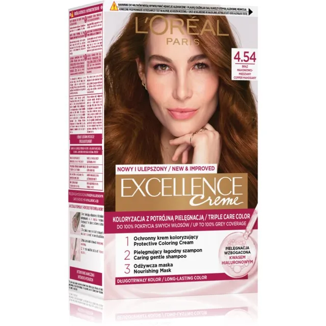L’Oréal Paris Excellence Creme Juuksevärv varjund 4.54 Copper Mahogany 1 tk