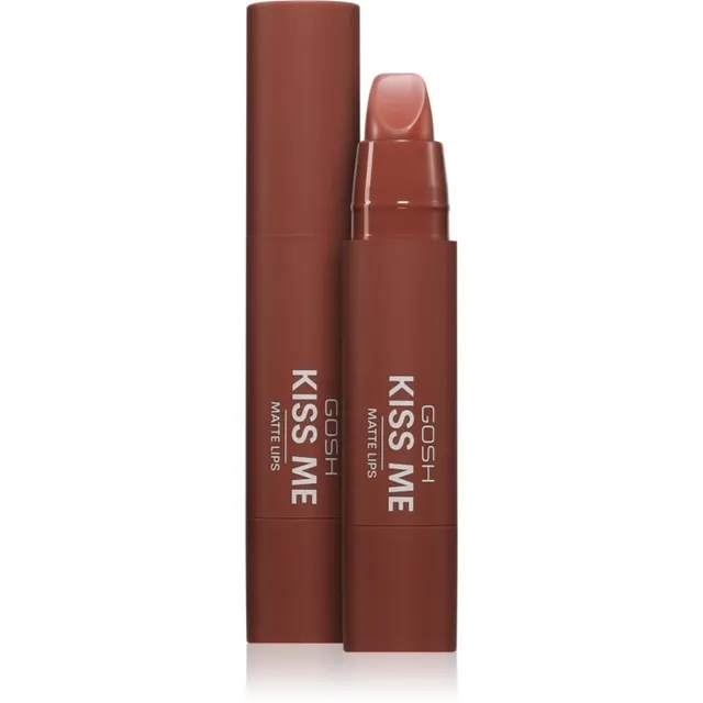GOSH COPENHAGEN Kiss Me Matte Lips Kreemjas huulepulk mati efektiga varjund 002 Sweet Kiss 3 g