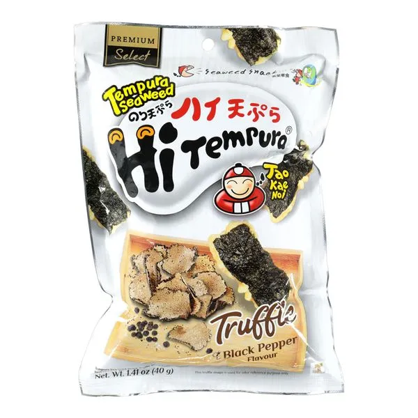 Merevetikas tempura trühvli ja musta pipra 40g