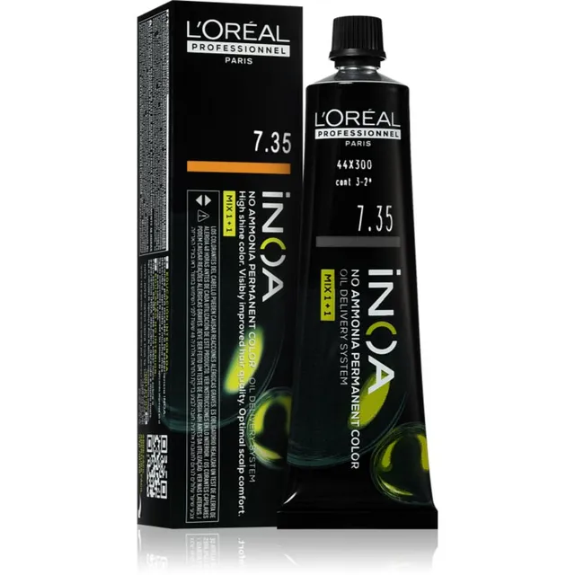 L’Oréal Professionnel Inoa Püsijuuksevärv ammoniaagivaba varjund 7.35 60 ml