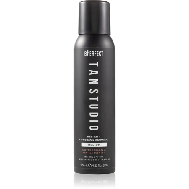 BPerfect Tan Studio Instant Aerosol Tan Isepruunistav pihus varjund Medium 125 ml