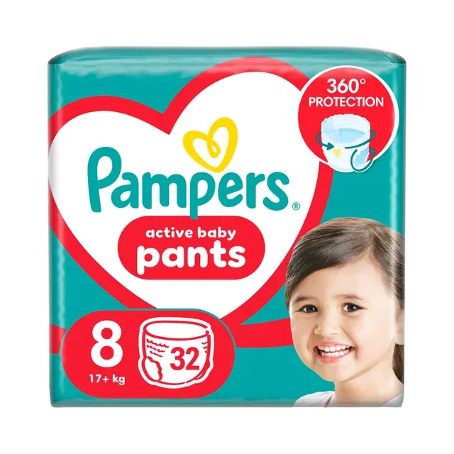 Püksmähkmed JP S8, PAMPERS, 32tk