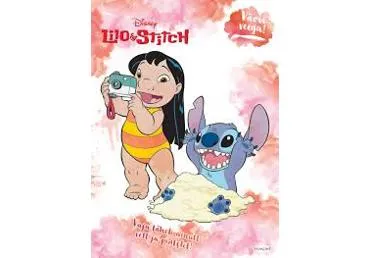 Raamat Lilo & stitch. Värvi veega!