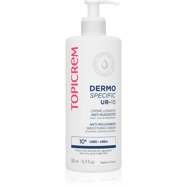 Topicrem UR-10 Anti-Roughness Smoothing Cream Kehakreem eriti kuivale nahale 500 ml