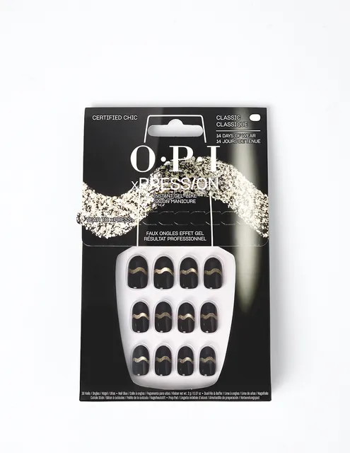 OPI xPRESS/ON Press On Nails Classic Certified Chic
