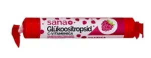 Sana+ Glükoositropsid C-vit. Vaarika 39g