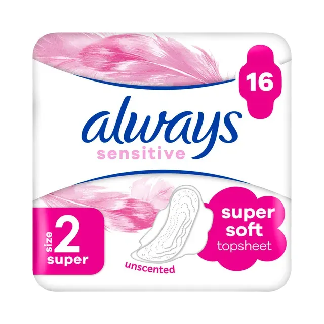 Hügieenisidemed Ultra Super Plus Sensitive Duopack, ALWAYS, 16 tk