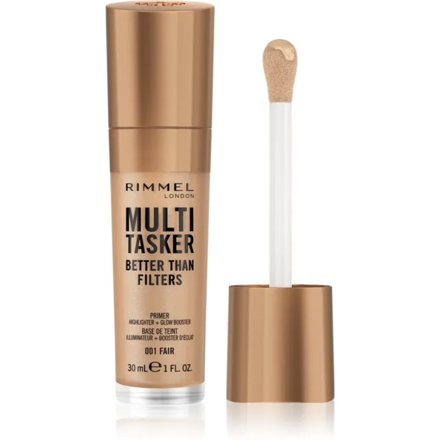 Rimmel Multi-Tasker Better Than Filters Kirgastav meigi aluskreem ühtlase nahatooni jaoks varjund 001 Fair 30 ml