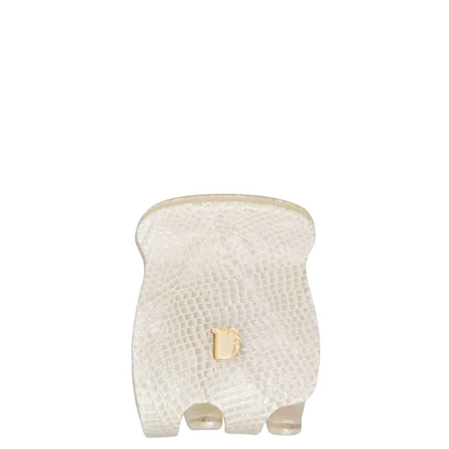 DONDELLA Hair Clamp Exotic White Chameleon 2.6x3.5cm
