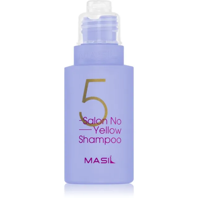 MASIL 5 Salon No Yellow Lilla šampoon kollaste toonide neutraliseerimiseks 50 ml