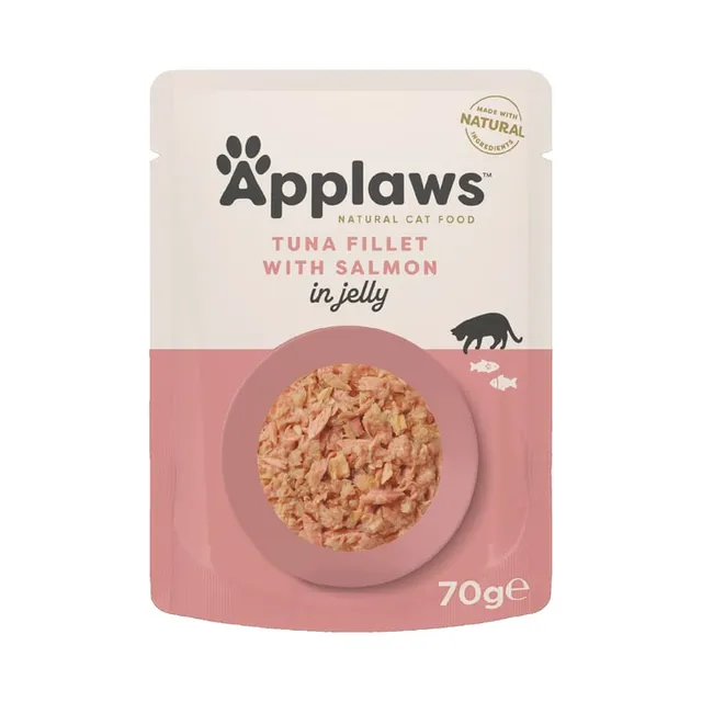 Applaws kassi einekotike, tuunikalafilee/lõhe želees, 70 g