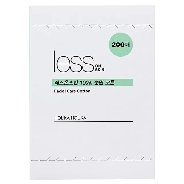 HOLIKA HOLIKA Less On Skin Facial Care Cotton 200pcs