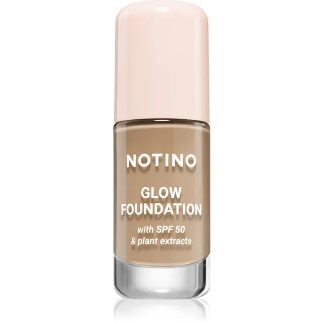 Notino Glow Foundation With SPF 50 & Plant Extracts Valgustpeegeldav jumestuskreem SPF 50 02 Light Medium Neutral 30 ml